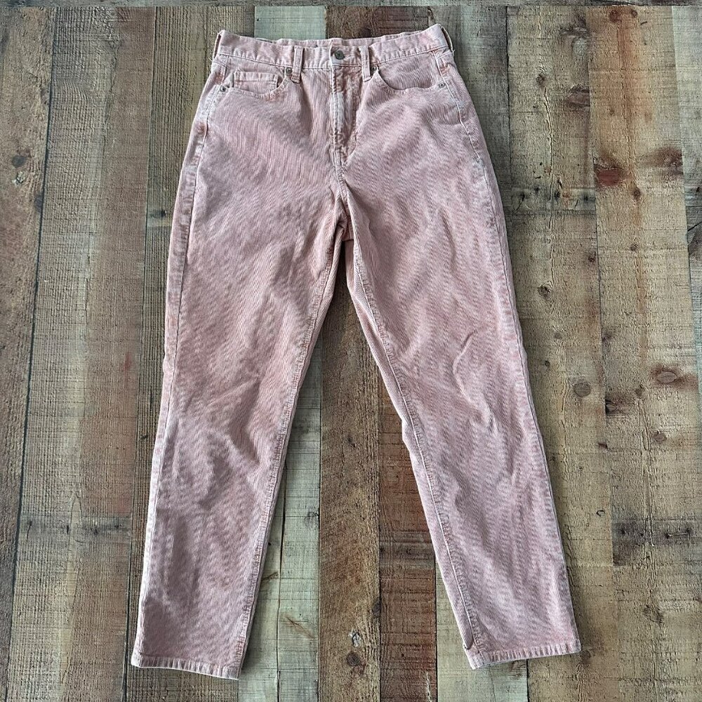 American Eagle Womens Pink Corduroy Pants Size 4 Regular Super Stretch